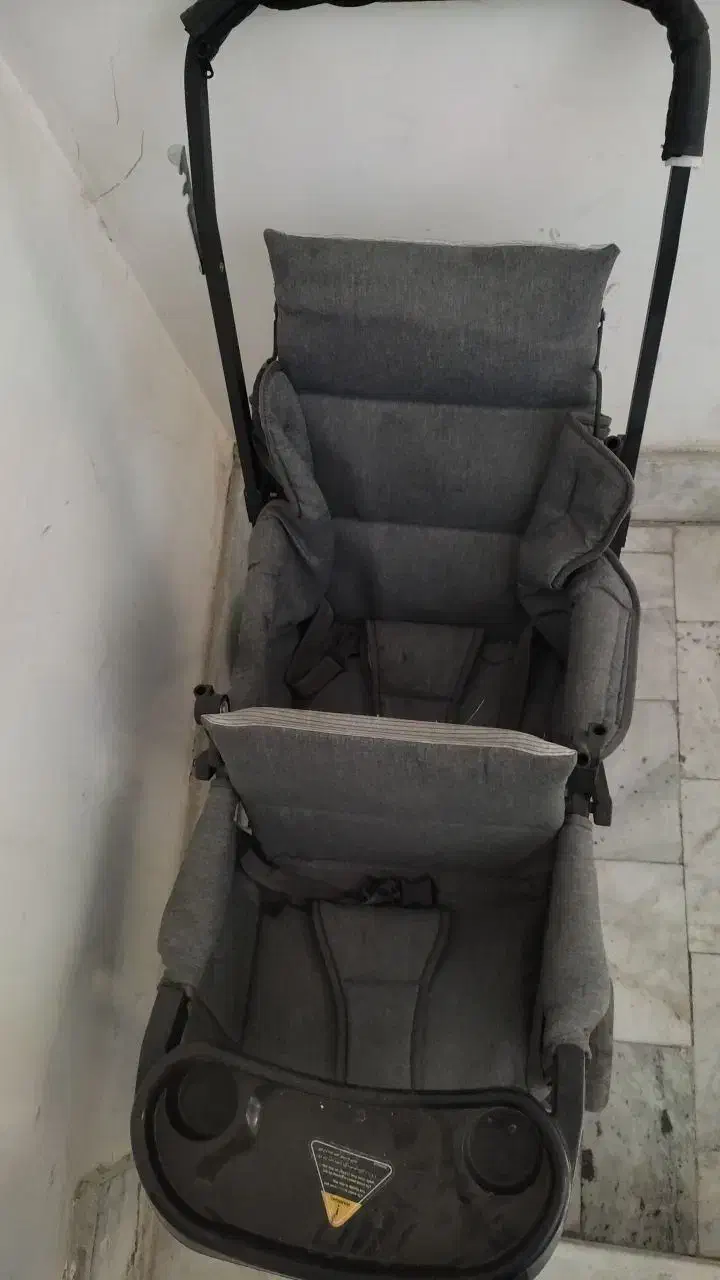 کالسکه دوقلو|کالسکه و لوازم جانبی|فردیس, شهرک ارم|دیوار