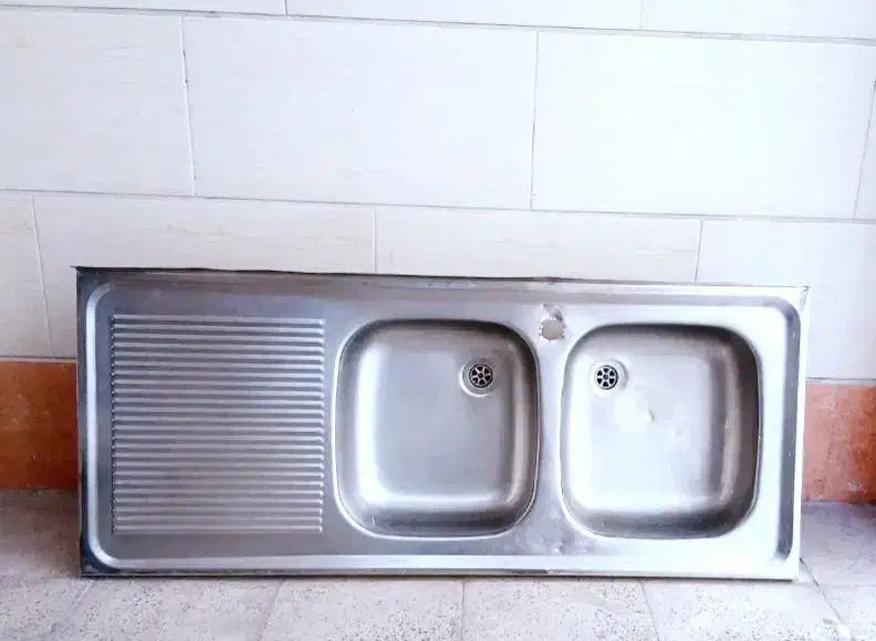 سینک ظرفشویی استیل ( دوقلو )|مصالح و تجهیزات ساختمان|اندیشه, اندیشه فاز ۱|دیوار
