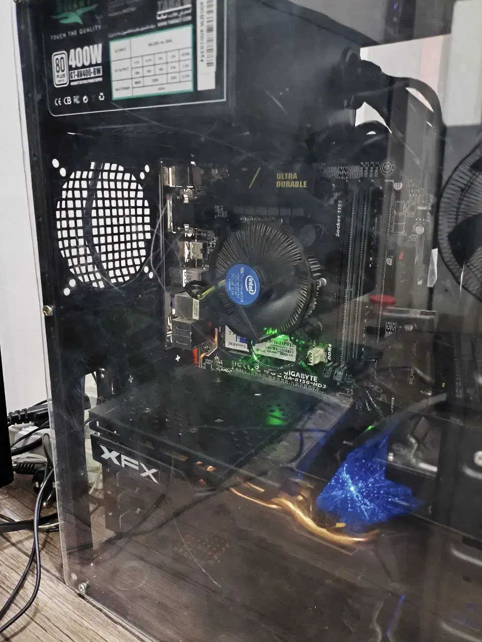 کیس با مادربرد ddr4 b150hd3|رایانه رومیزی|اندیشه, شهرک کوثر|دیوار