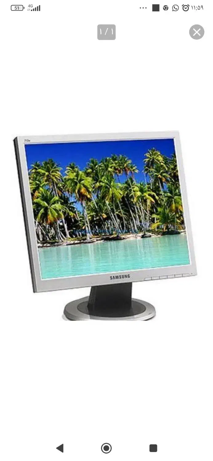 مانیتور 17 اینچ|قطعات و لوازم جانبی رایانه|شهرکرد, |دیوار