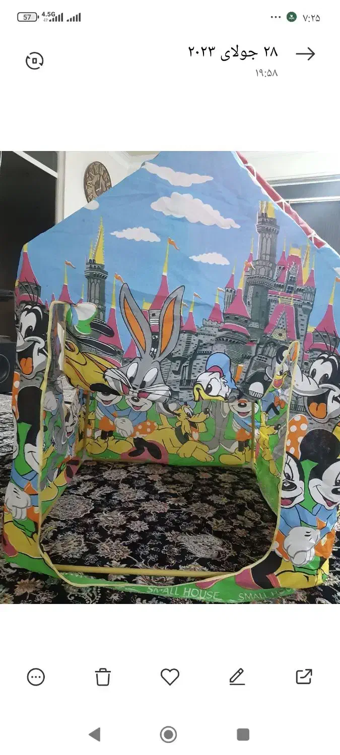 مقداری وسایل بچه|اسباب‌بازی بچه|نهاوند, |دیوار