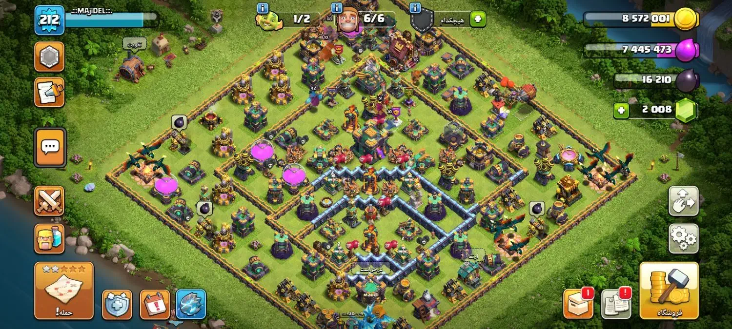 اکانت کلش قوی|کنسول، بازی ویدئویی و آنلاین|زنجان, |دیوار