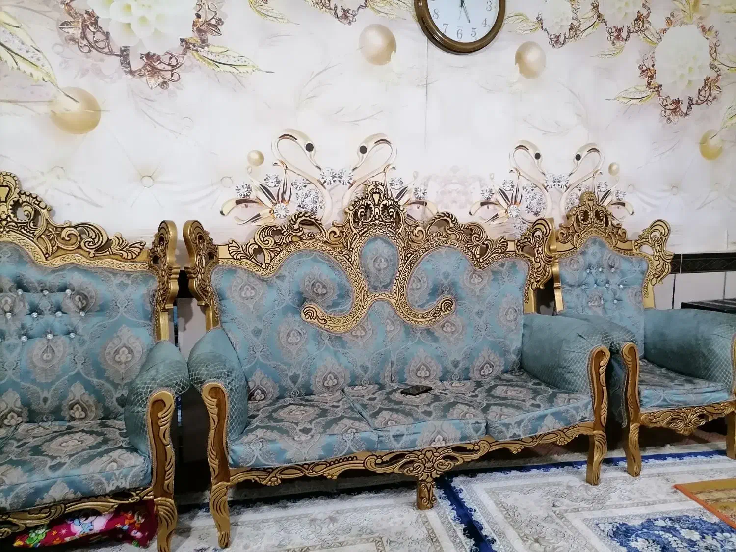 مبلمان ومیز  عسلی|مبلمان خانگی و میز عسلی|گرگان, |دیوار