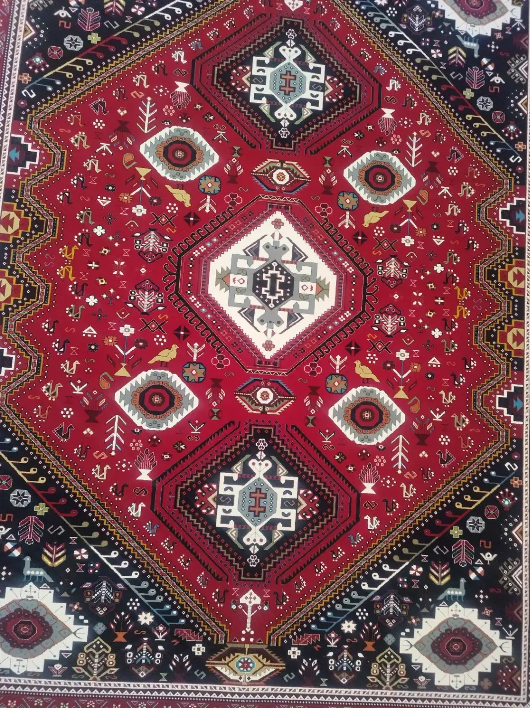 فرش سنتی|فرش|شهرکرد, |دیوار