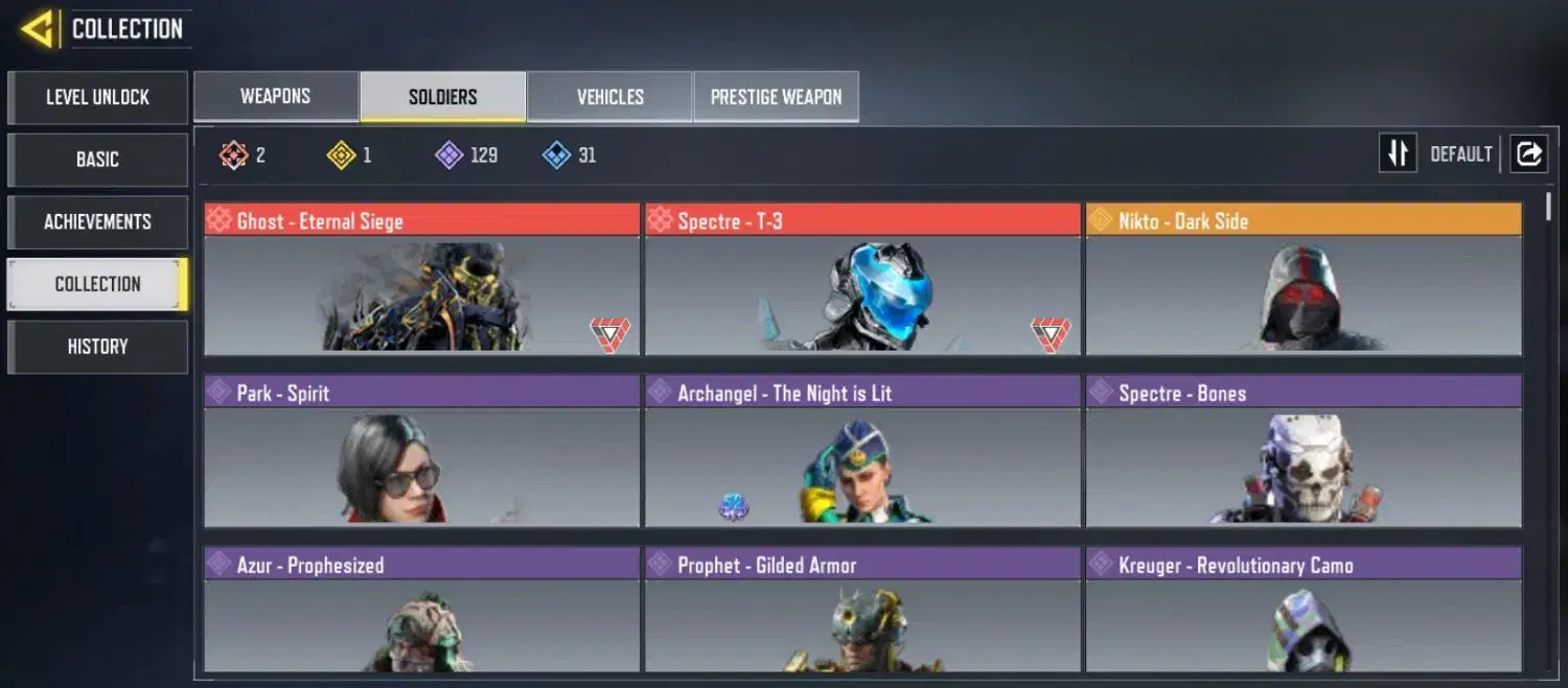 اکانت گاد خیلی سفید بلوریه اسکین گوست متیک|کنسول، بازی ویدئویی و آنلاین|کیش, |دیوار