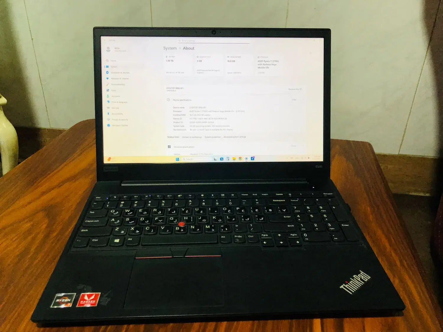 لپ تاپ LENOVO Thinkpad E595|رایانه همراه|مشهد, محمدآباد|دیوار