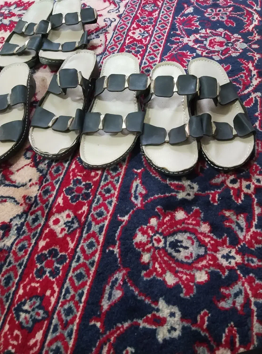 ۴جفت دمپایی نو|کیف، کفش، کمربند|بناب, |دیوار