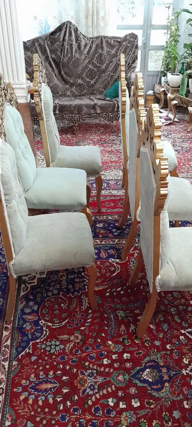 6عدد مبل میز نهارخوری|میز و صندلی غذاخوری|مرند, |دیوار