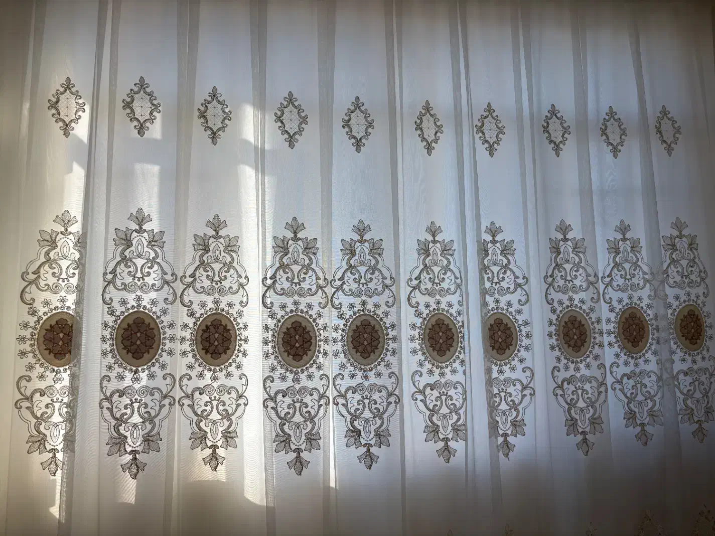 پرده|پرده، رانر، رومیزی|مشهد, شهرک بهارستان|دیوار