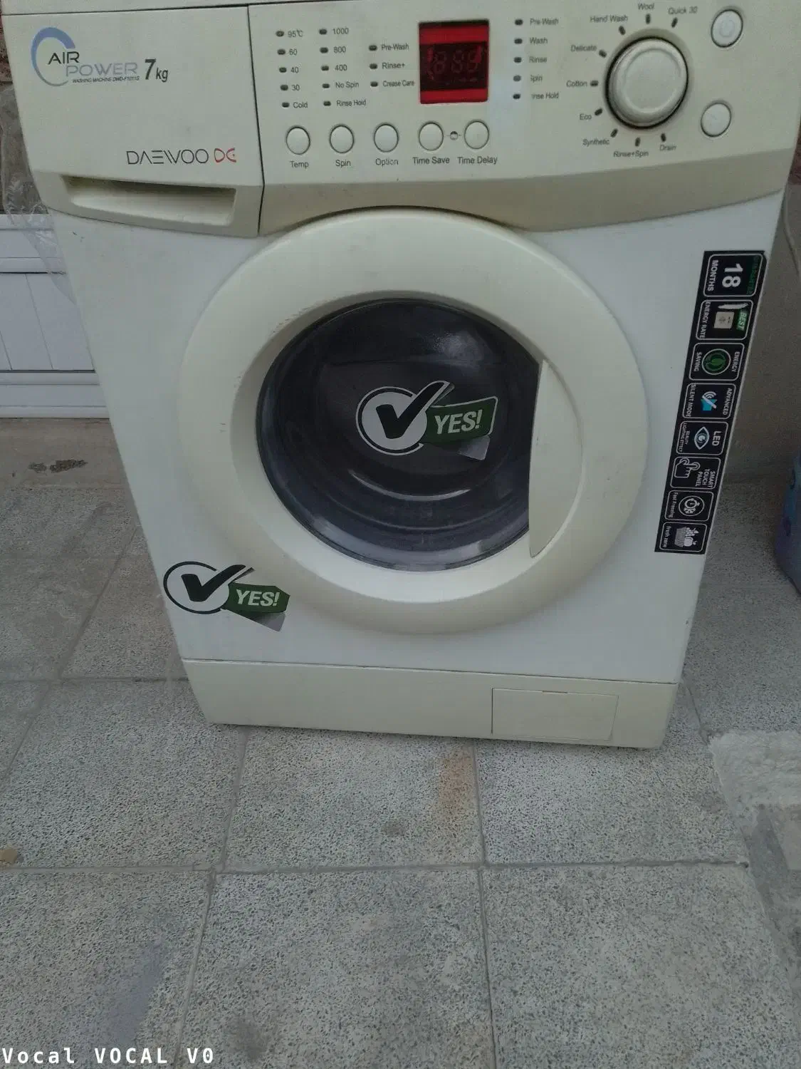 لباسشویی تمام اتوماتیک ۷ ک دوو بدون ایراد|ماشین لباسشویی و خشک‌کن لباس|اسکو, |دیوار