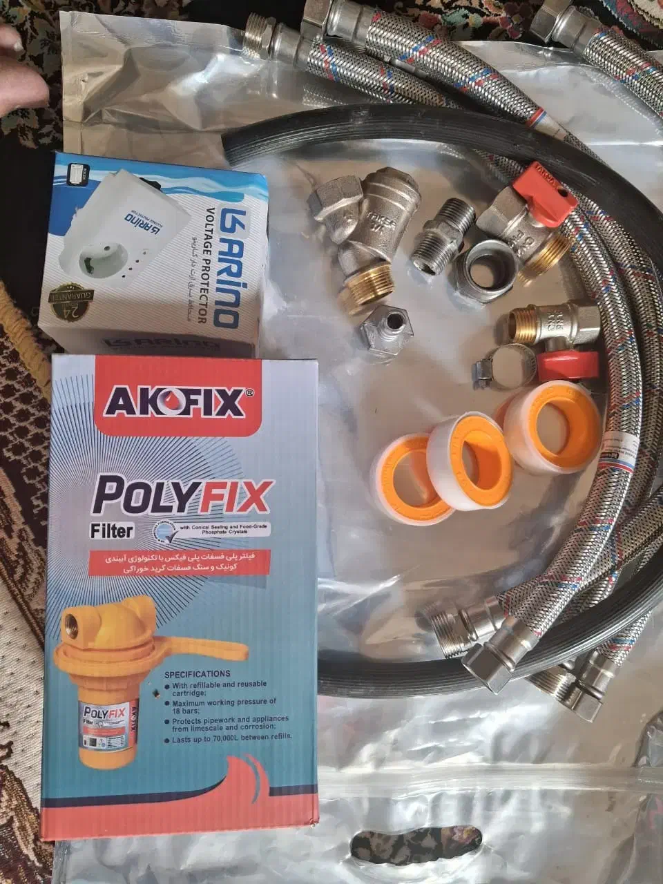 اتصالات کامل نصب پکیج آبگرمکن دیواری|آبگرمکن، پکیج، شوفاژ|زاهدان, |دیوار