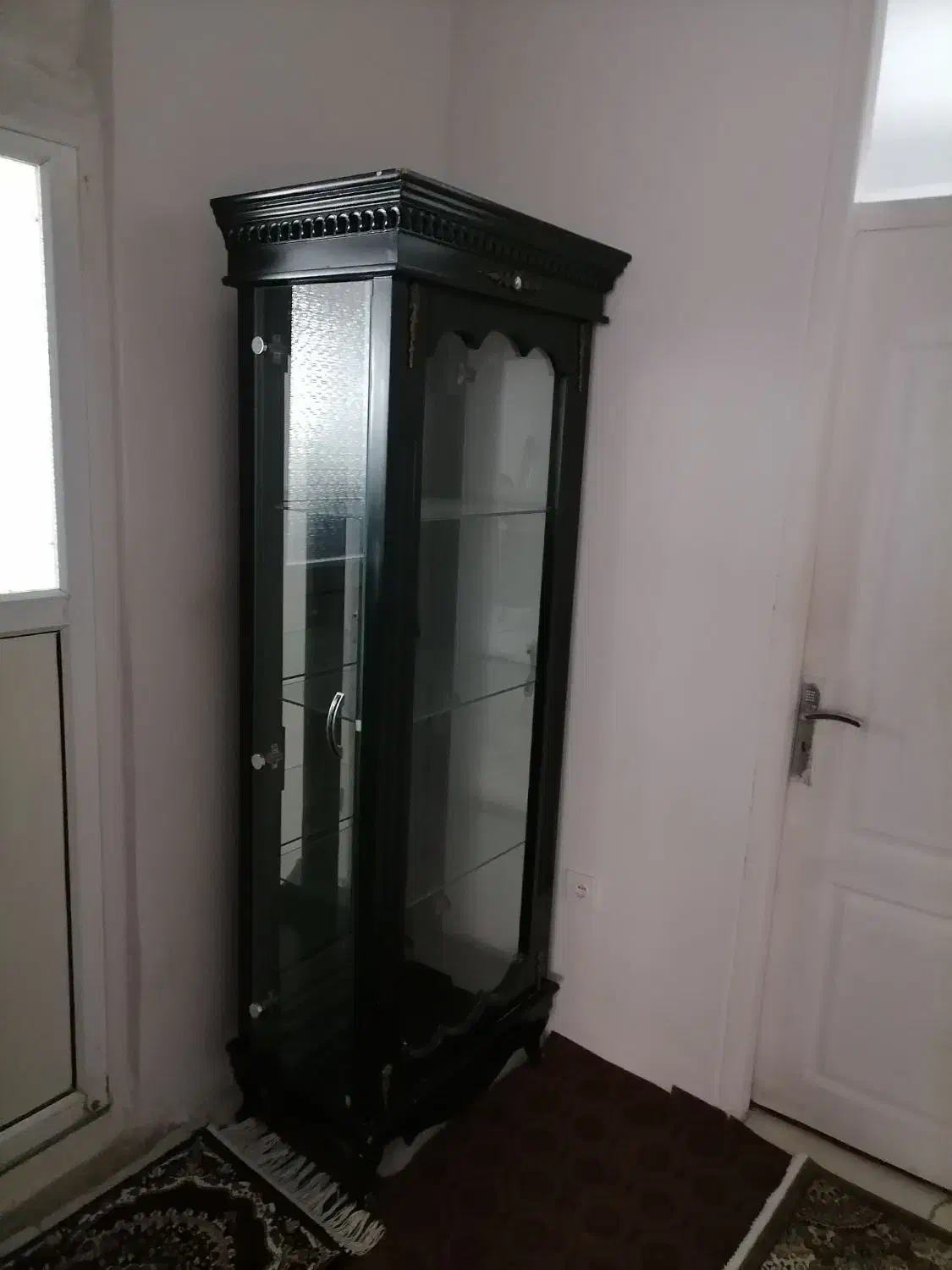 بوفه یا ویترین چوبی شیشه ای خانگی|بوفه، ویترین، کنسول|تهران, خاک سفید|دیوار