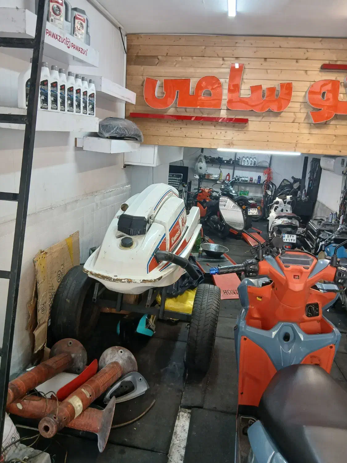 جت اسکی کاوازاکی ۴۴۰ سی سی|قایق و سایر وسایل نقلیه|تهران, ستارخان|دیوار