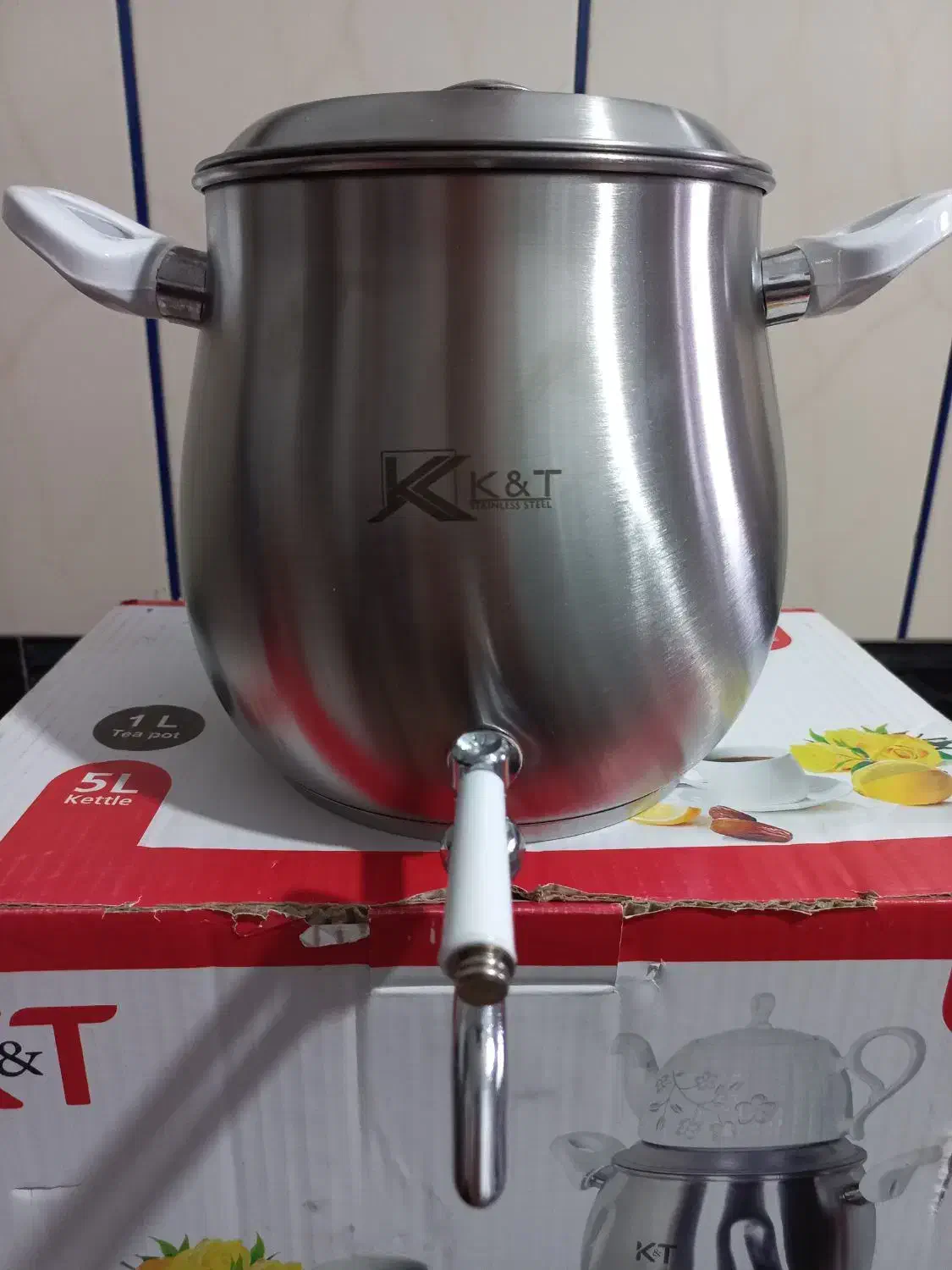 کتری قوری ۶لیتری آک|قوری، کتری، قهوه‌ساز دستی|خرم‌آباد, |دیوار