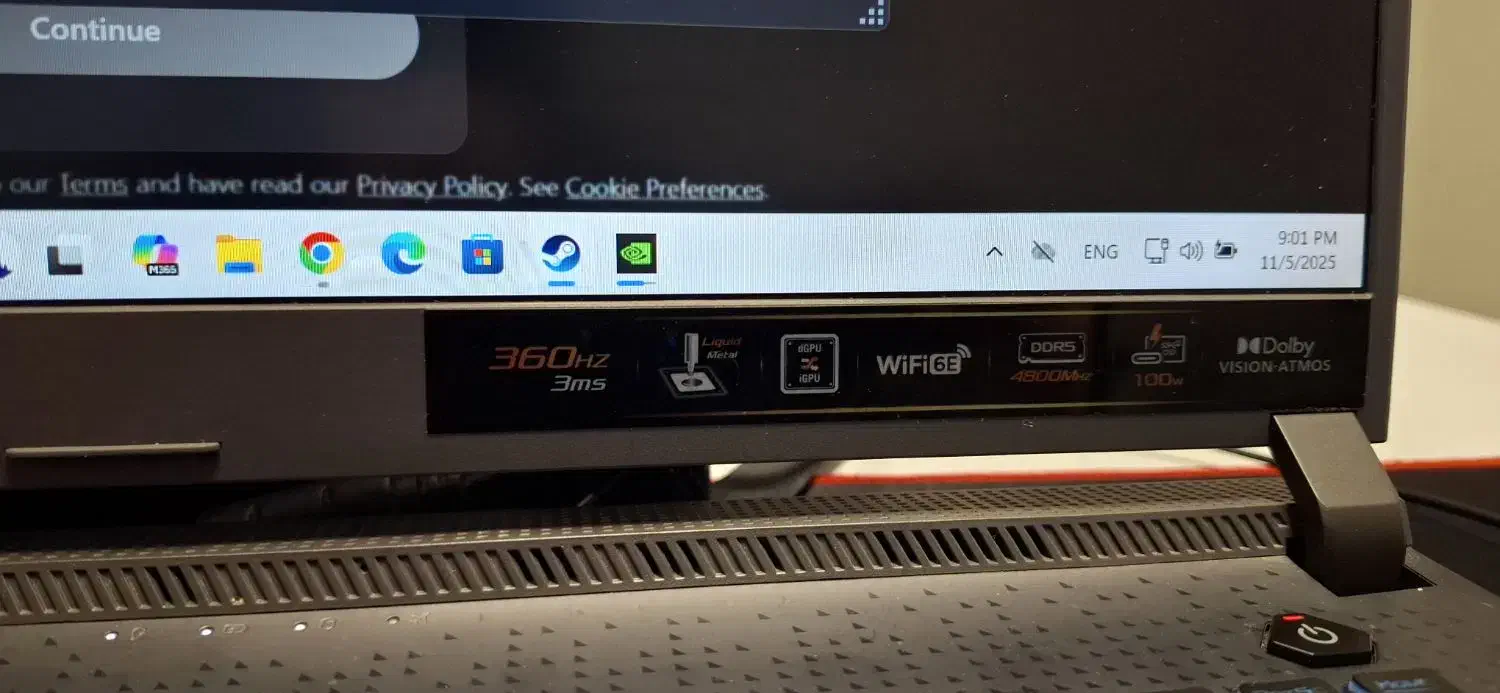 لپ تاپ Rog Strix گرافیک RTX 3070Ti و 360 Hz|رایانه همراه|تهران, فردوسی|دیوار