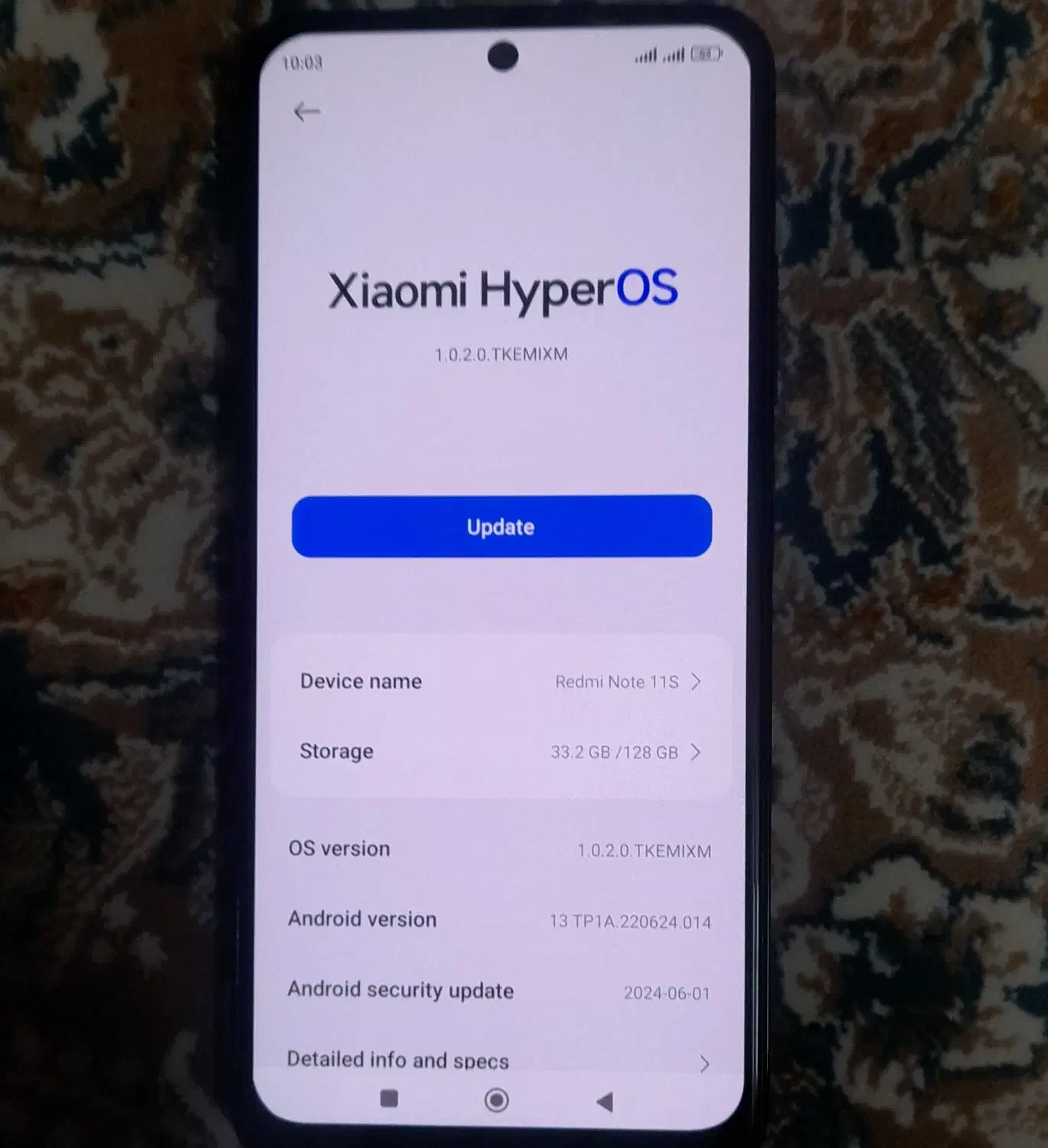 note 11s شیائومی|موبایل|اراک, |دیوار