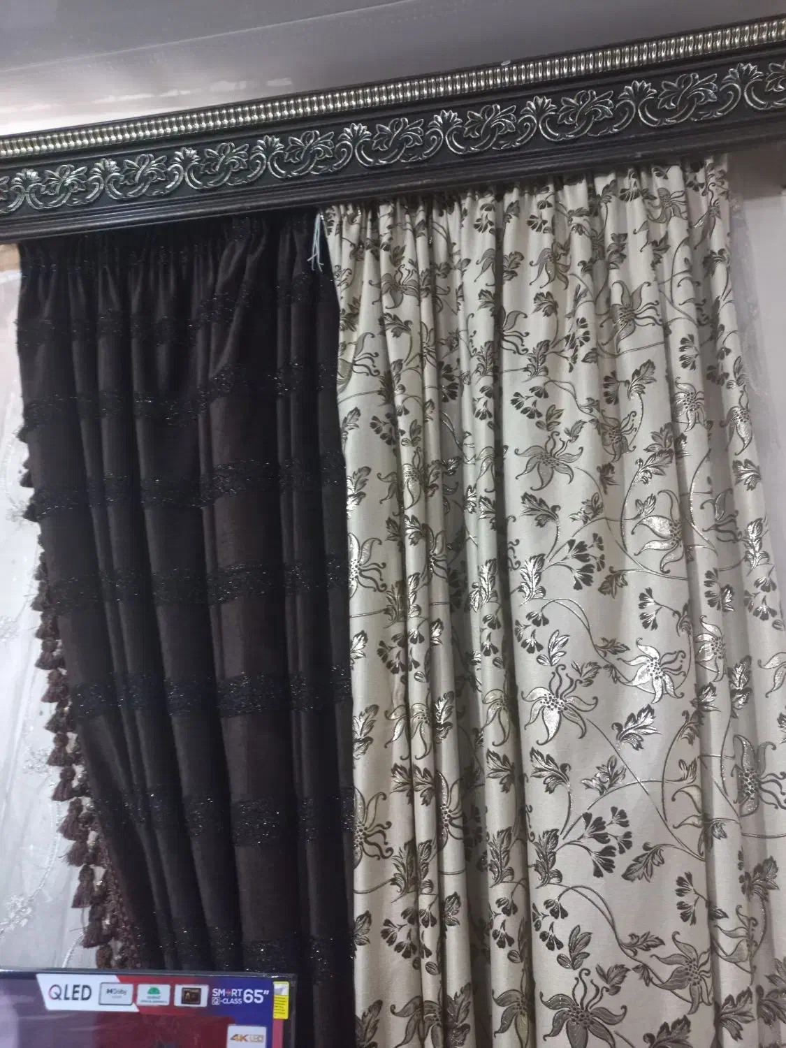 پرده|پرده، رانر، رومیزی|امیدیه, |دیوار