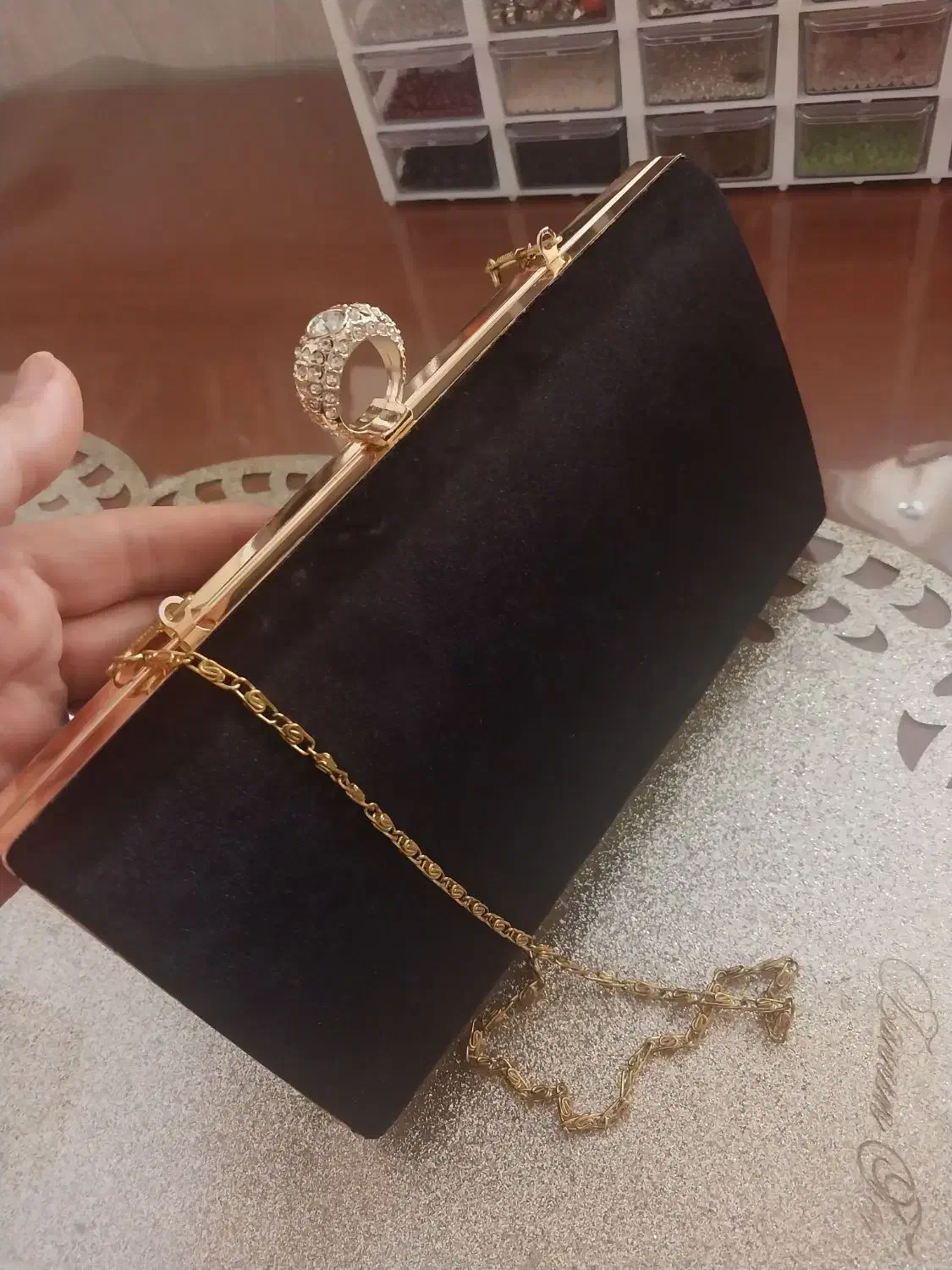 کیف جواهردوزی شده|کیف، کفش، کمربند|مهریز, |دیوار