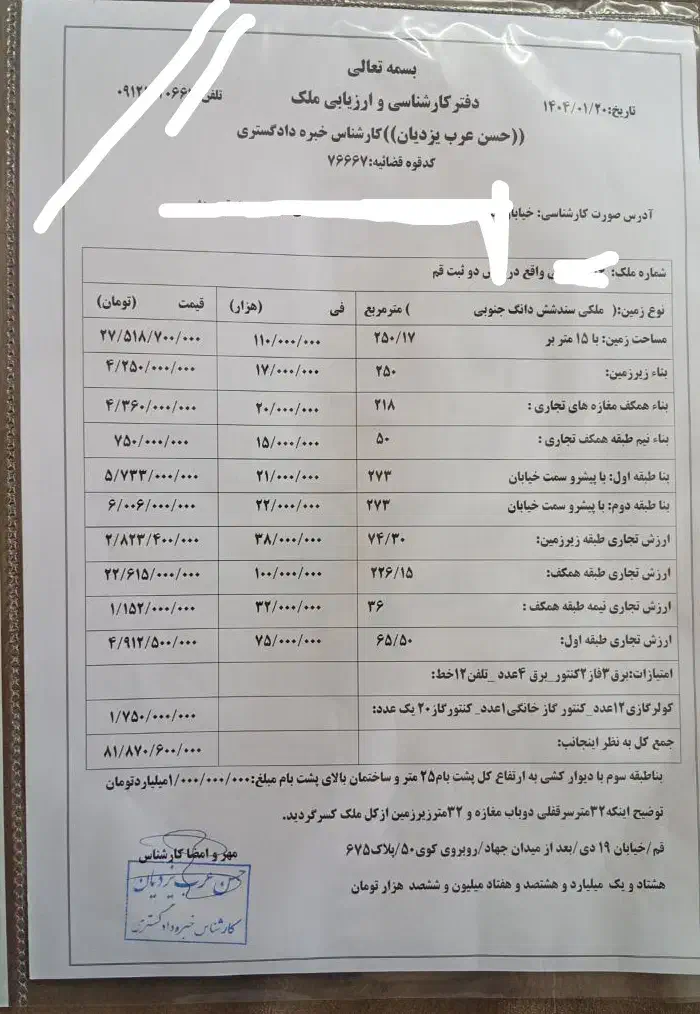 فروش یکجا مجتمع یکجا ۱۱۰۰متر بنا|فروش مغازه و غرفه|قم, باغ شازده|دیوار