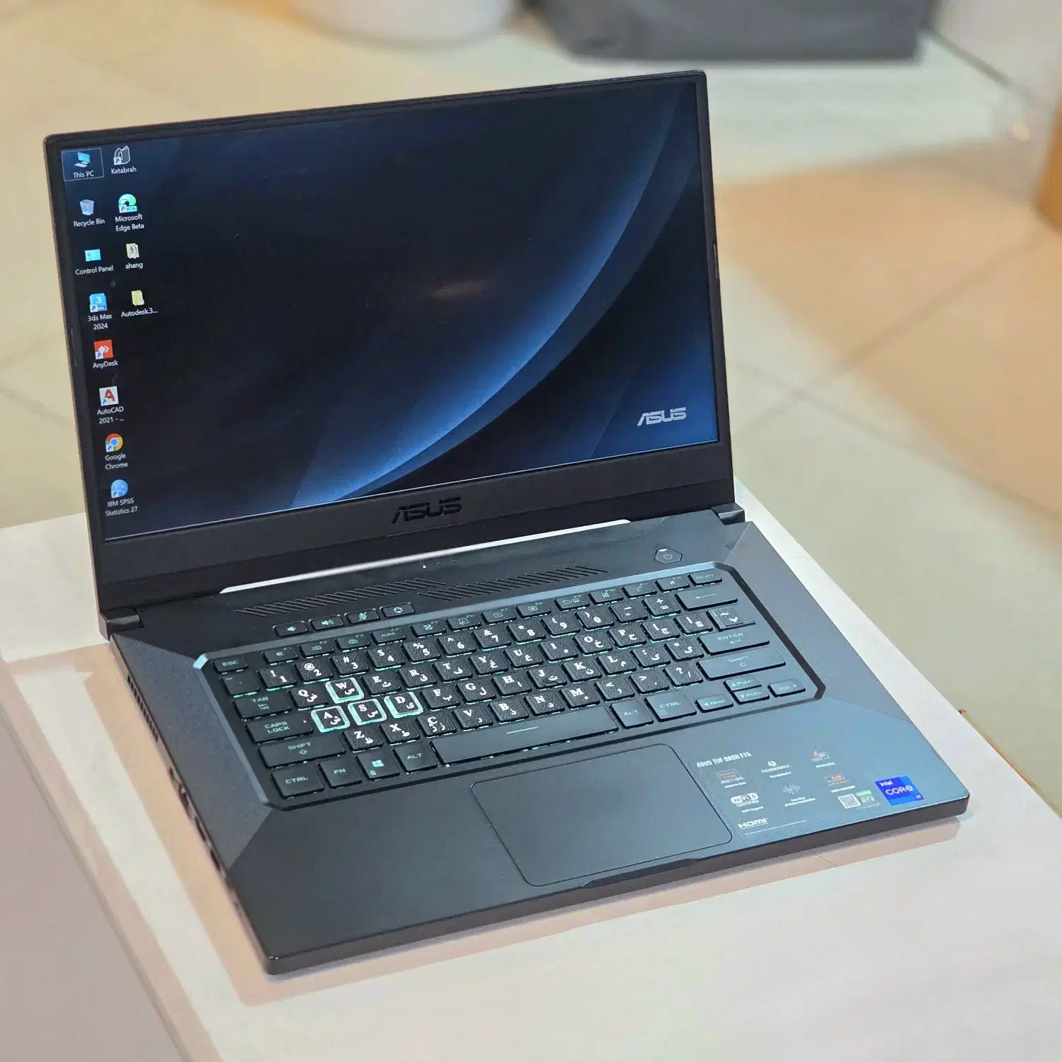 لپتاپ ایسوس ASUS TUF FX516PM گرافیک RTX3060|رایانه همراه|شیراز, ملاصدرا|دیوار