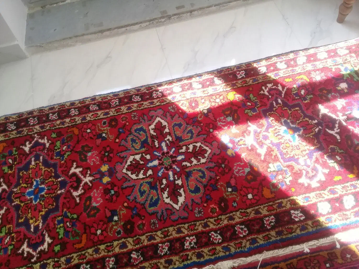 فرش دست بافت دومتری هریس|فرش|اهر, |دیوار