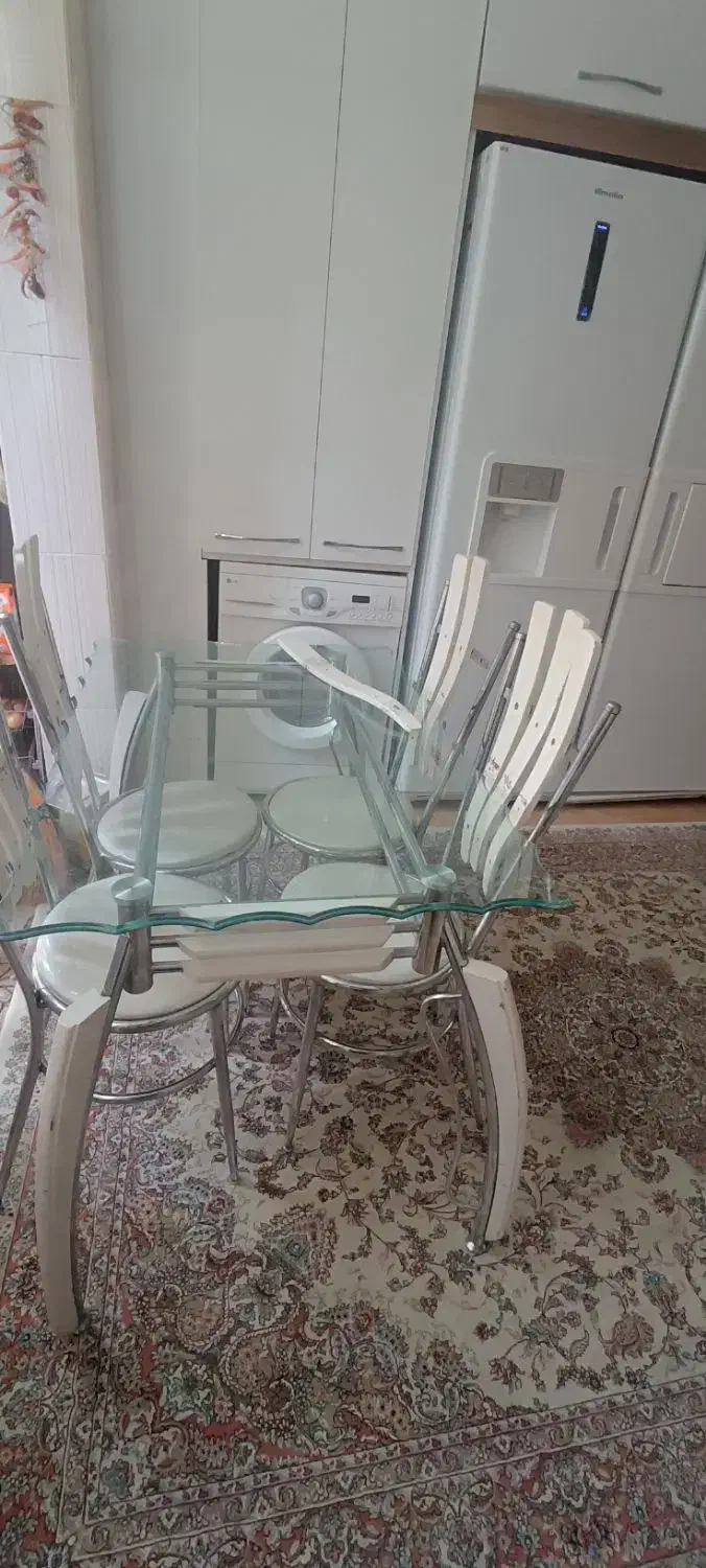 میز ناهار خوری 4نفره|میز و صندلی غذاخوری|نیشابور, گنبد سبز|دیوار