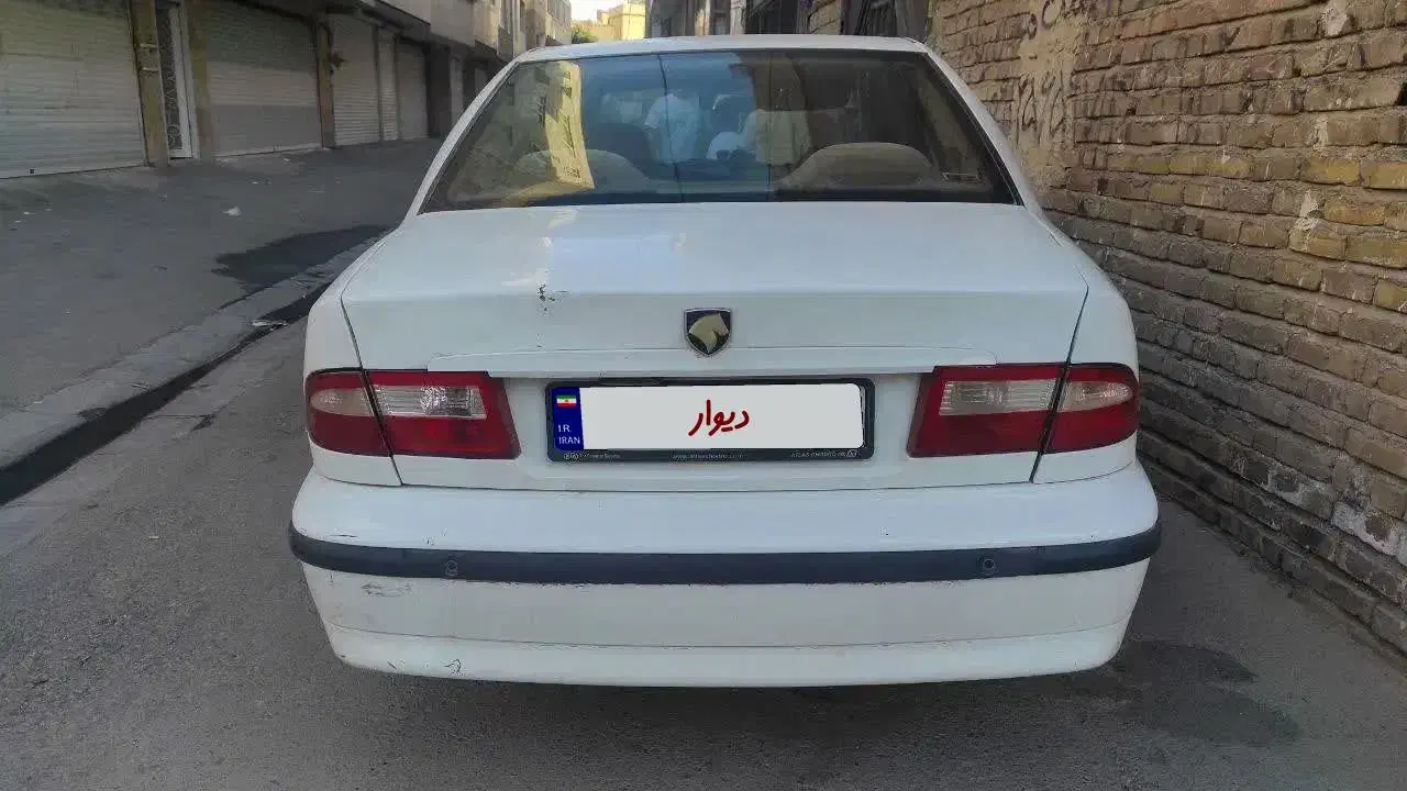 ماشین سمند سفیدLX EF7|خودرو سواری و وانت|مشکین‌دشت, |دیوار