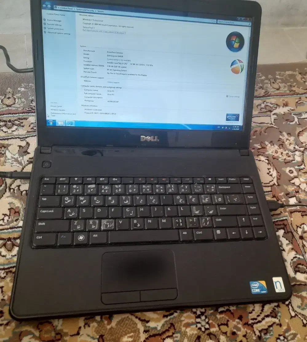 لپ تاپ دل مدل n4030|رایانه همراه|کاشان, فاز ۲ ناجی آباد|دیوار
