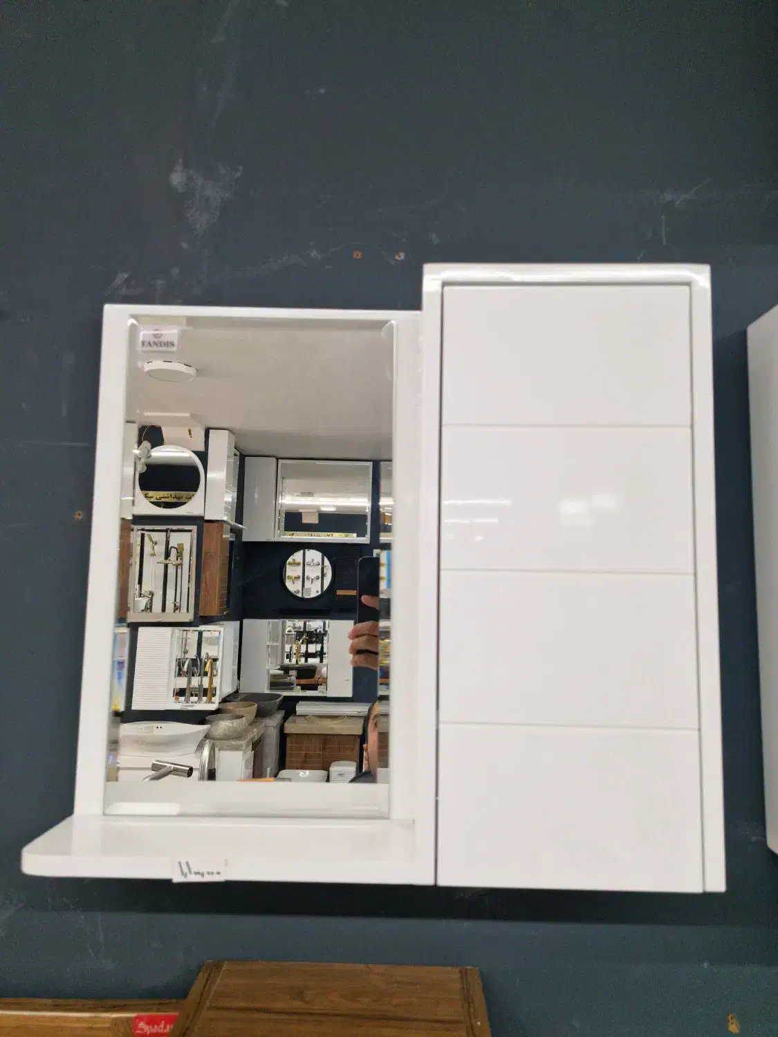 آینه باکس۴۰×۴۰حمام دستشوییpvcضدآب|لوازم سرویس بهداشتی|پردیس, فاز ۱|دیوار