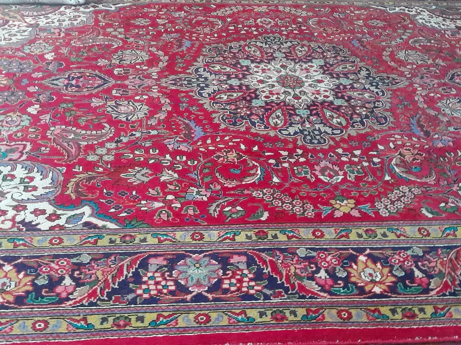 ۳تخته فرش طبیعی ۹متری قیمت۳تایی باهم۱۰میلیون تومان|فرش|خوی, |دیوار