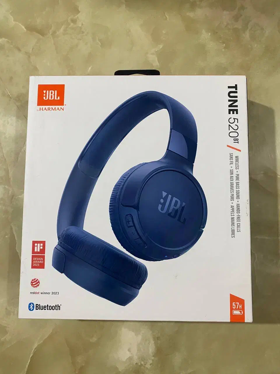 هدفون بلوتوثی جی بی ال jBL مشکی مدل 520|پخشکننده همراه|لاهیجان, شیشه گران|دیوار