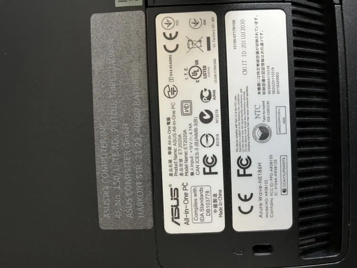 All-in-One PC ASUS کامپیوتر ایسوز همه در یک|رایانه رومیزی|محمدشهر, محمدشهر|دیوار