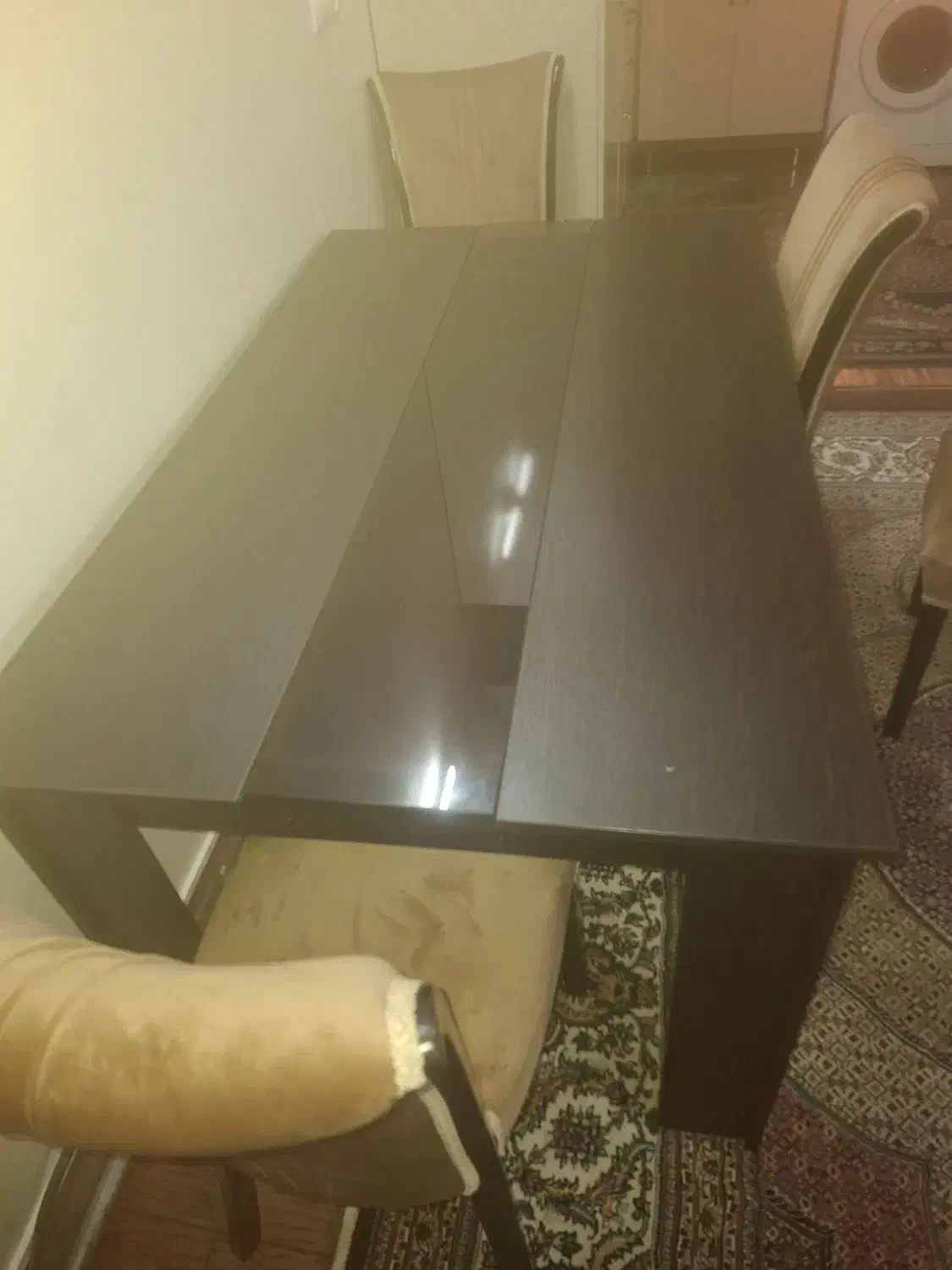 میز غذا خوری شش نفره در حد نو|میز و صندلی غذاخوری|سراب, |دیوار