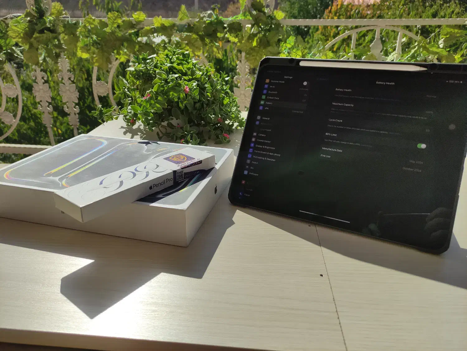 ipad pro 2024 1Tb cellualr + pencil pro در حد نو|تبلت|تهران, فلسطین (میدان انقلاب)|دیوار