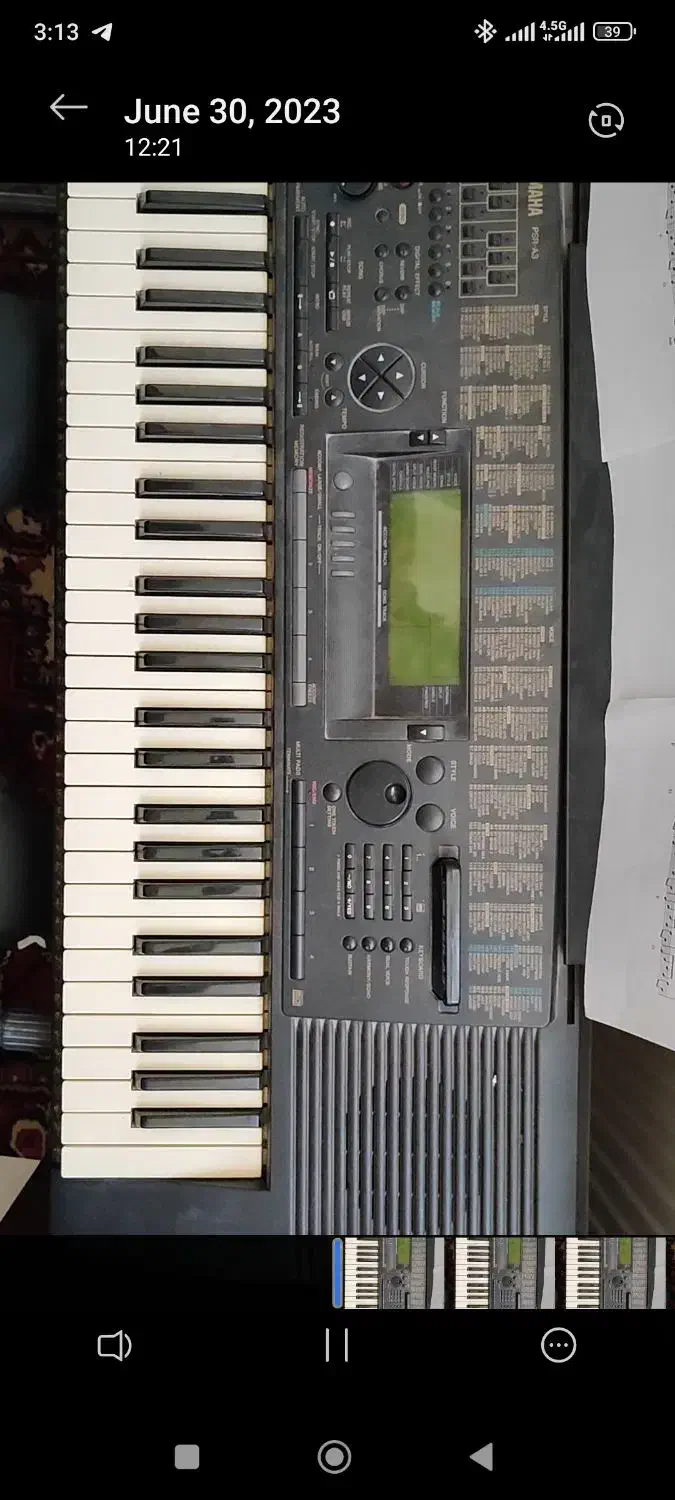 ارگ a3 یاماها کم کارکرد|پیانو، کیبورد، آکاردئون|تبریز, |دیوار