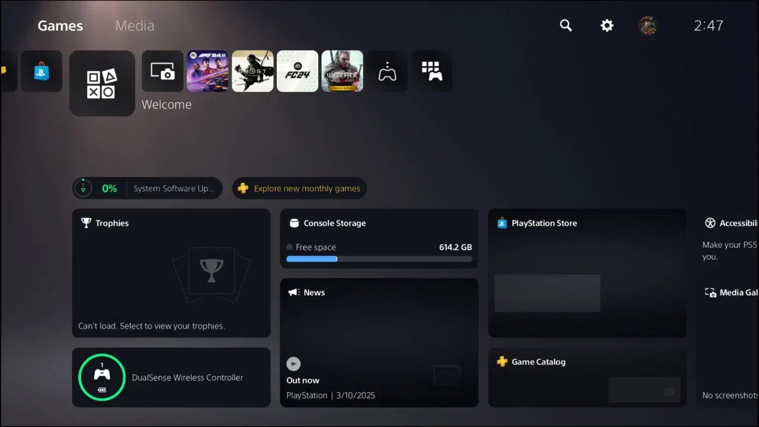 کنسول PS5 slim|کنسول، بازی ویدئویی و آنلاین|الشتر, |دیوار