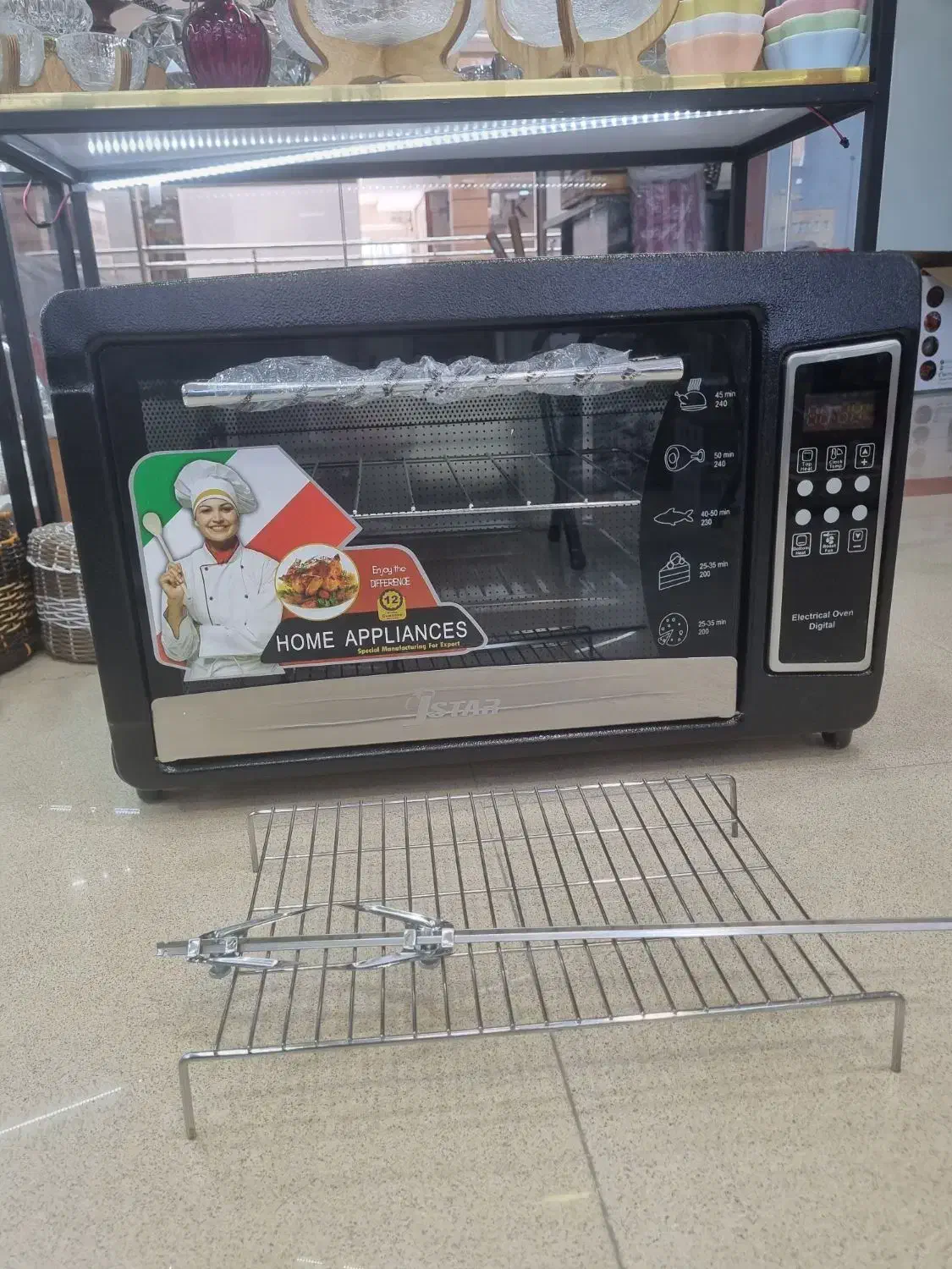 توستر دیجیتال ۴۵لیتری نو|اجاق گاز و لوازم برقی پخت‌وپز|فولادشهر, مسکن مهر فولادشهر|دیوار