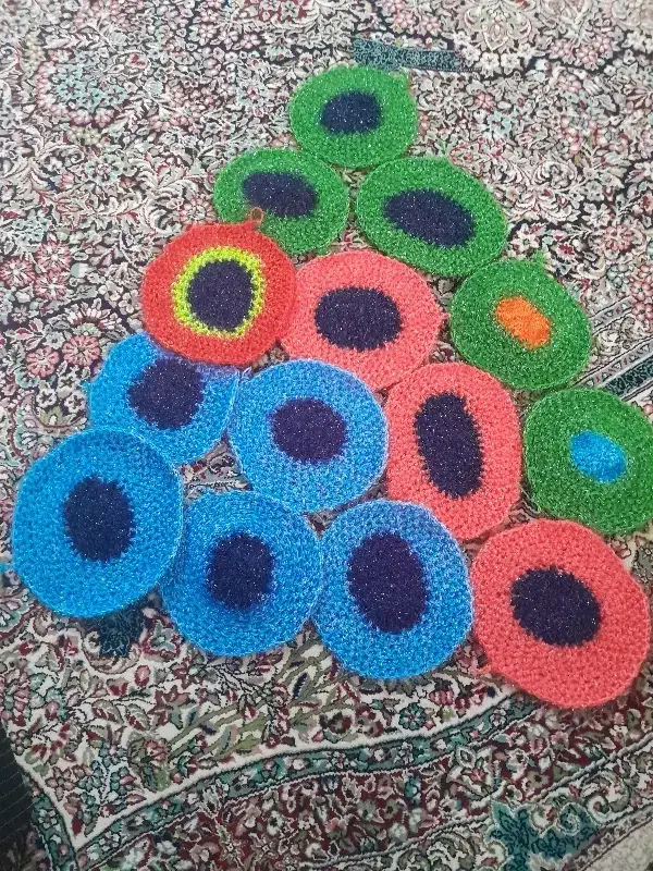 اسکاج دست بافت|لوازم نظافت|بانه, |دیوار