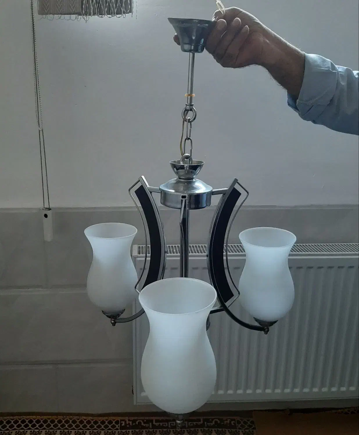 لوستر|لوستر و چراغ آویز|زنجان, |دیوار