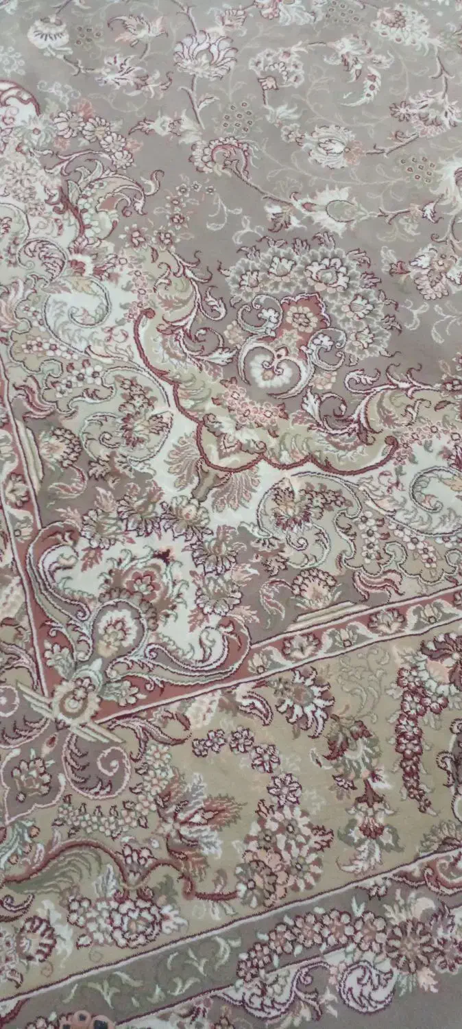 فرش شیش متری زمردمشهدکاملاسالم درحدنو|فرش|زرین دشت (همدان), |دیوار