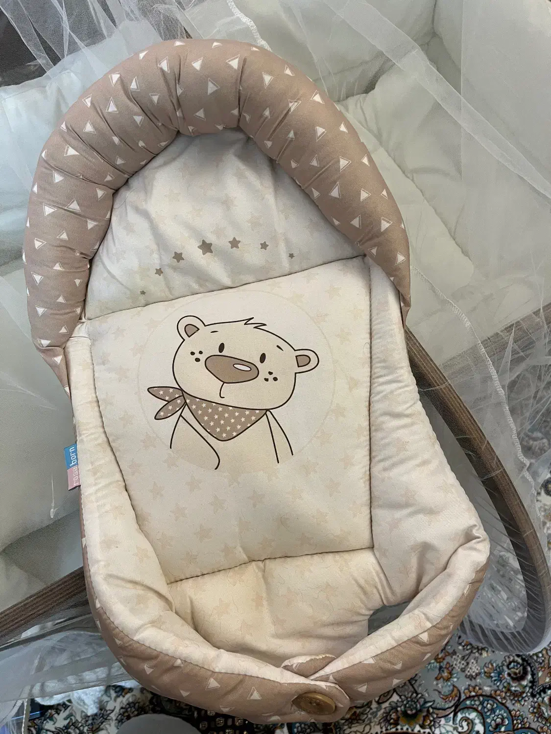 قنداق سوئیسی برند roseborn|کالسکه و لوازم جانبی|اردبیل, |دیوار