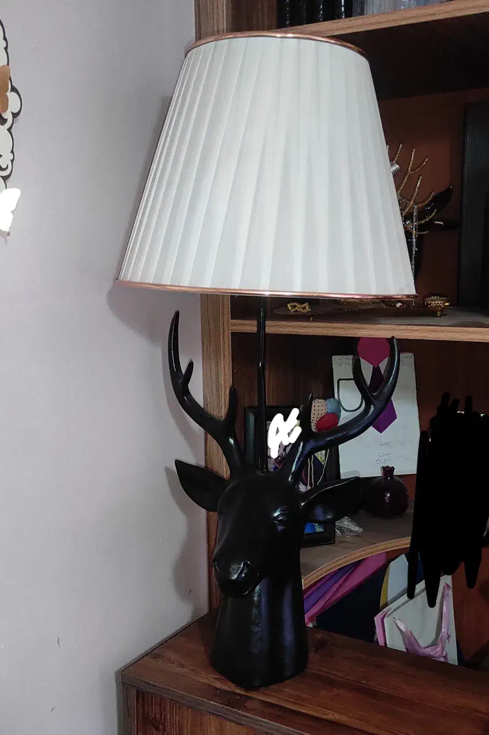 دو عدد آباژور گوزنی|چراغ خواب و آباژور|اصفهان, کوی گلزار|دیوار