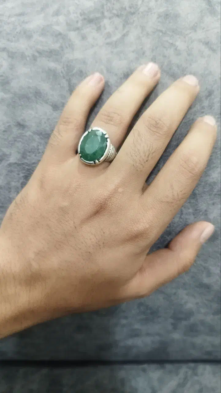 انگشتر زمرد مردانه|جواهرات|یزد, |دیوار