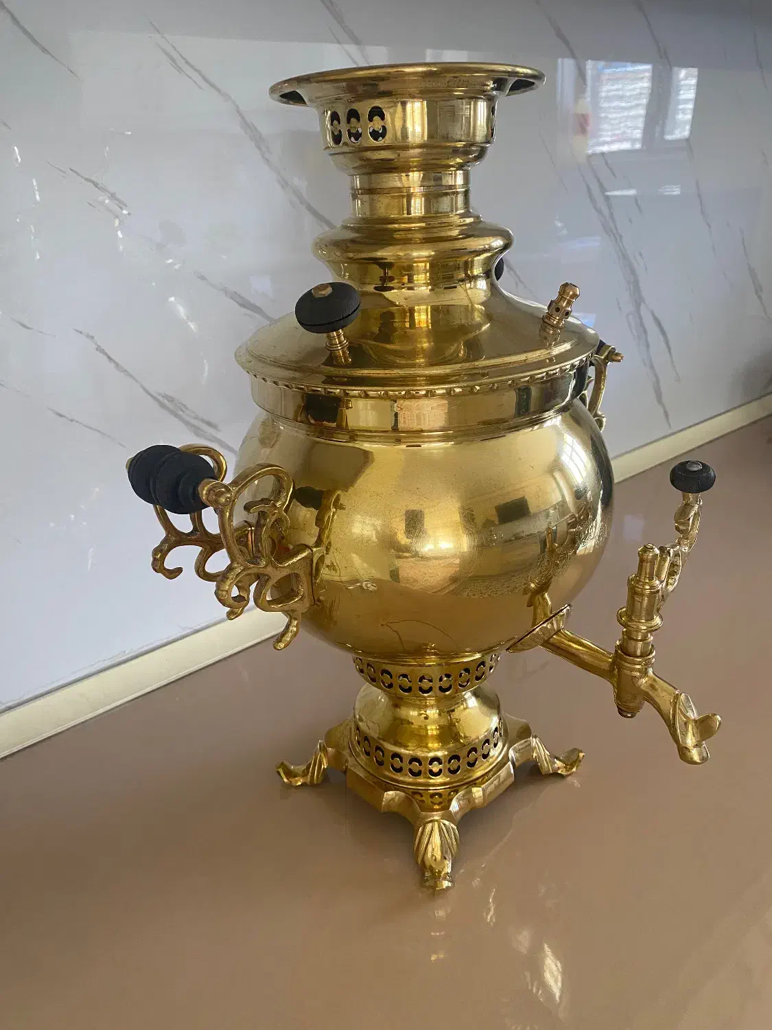 سماور برنز|صنایع دستی و سایر لوازم تزئینی|مشگین شهر, |دیوار