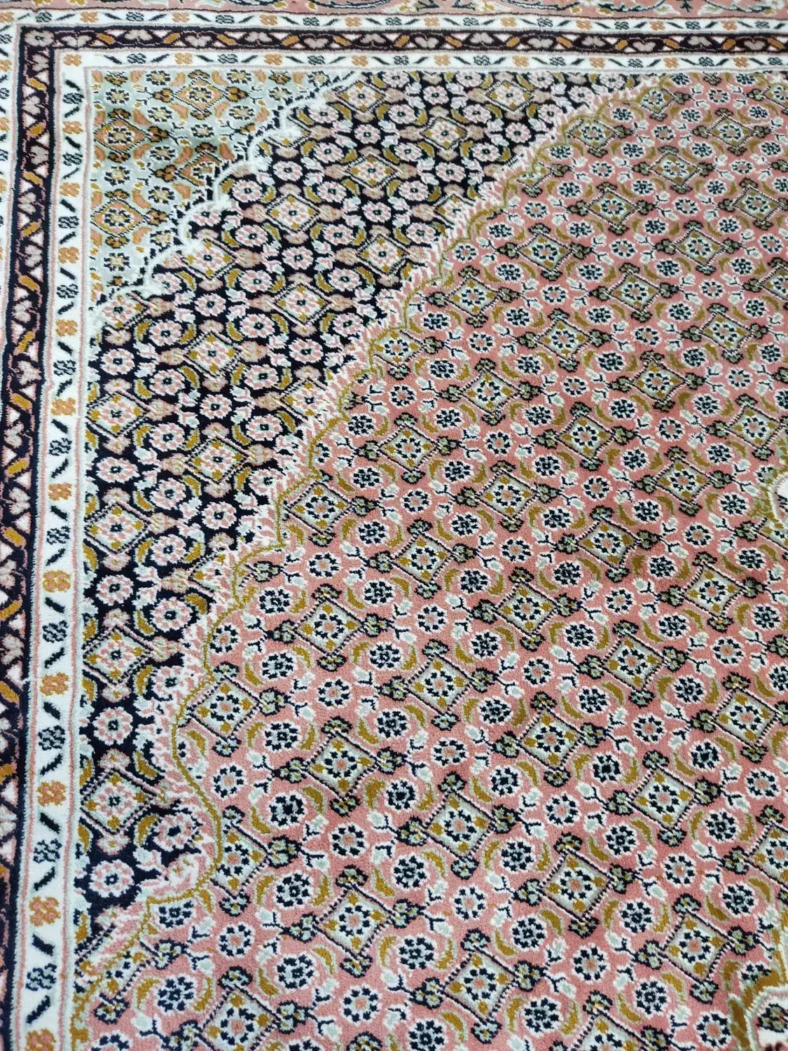 ۲ تخته فرش ۶ متری ۵۰۰ شانه زرکار کاشان، طرح ماهی|فرش|لاهیجان, امیرشهید|دیوار