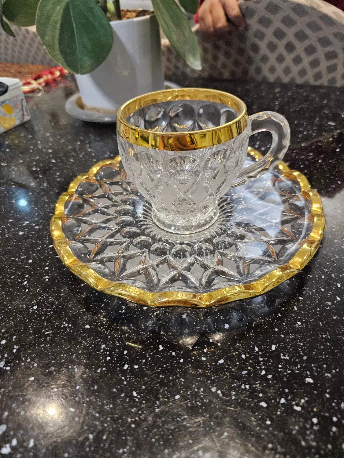 ظروف کریستالی طرح آنجلیکا دور طلایی|ظروف سرو و پذیرایی|تهران, امیریه|دیوار