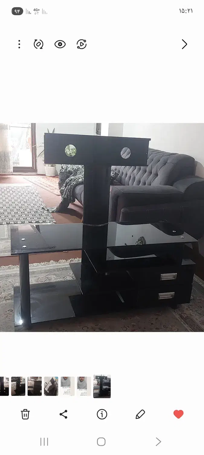 میز تلوزیوون شیشه ای|میز تلویزیون|نوشهر, |دیوار