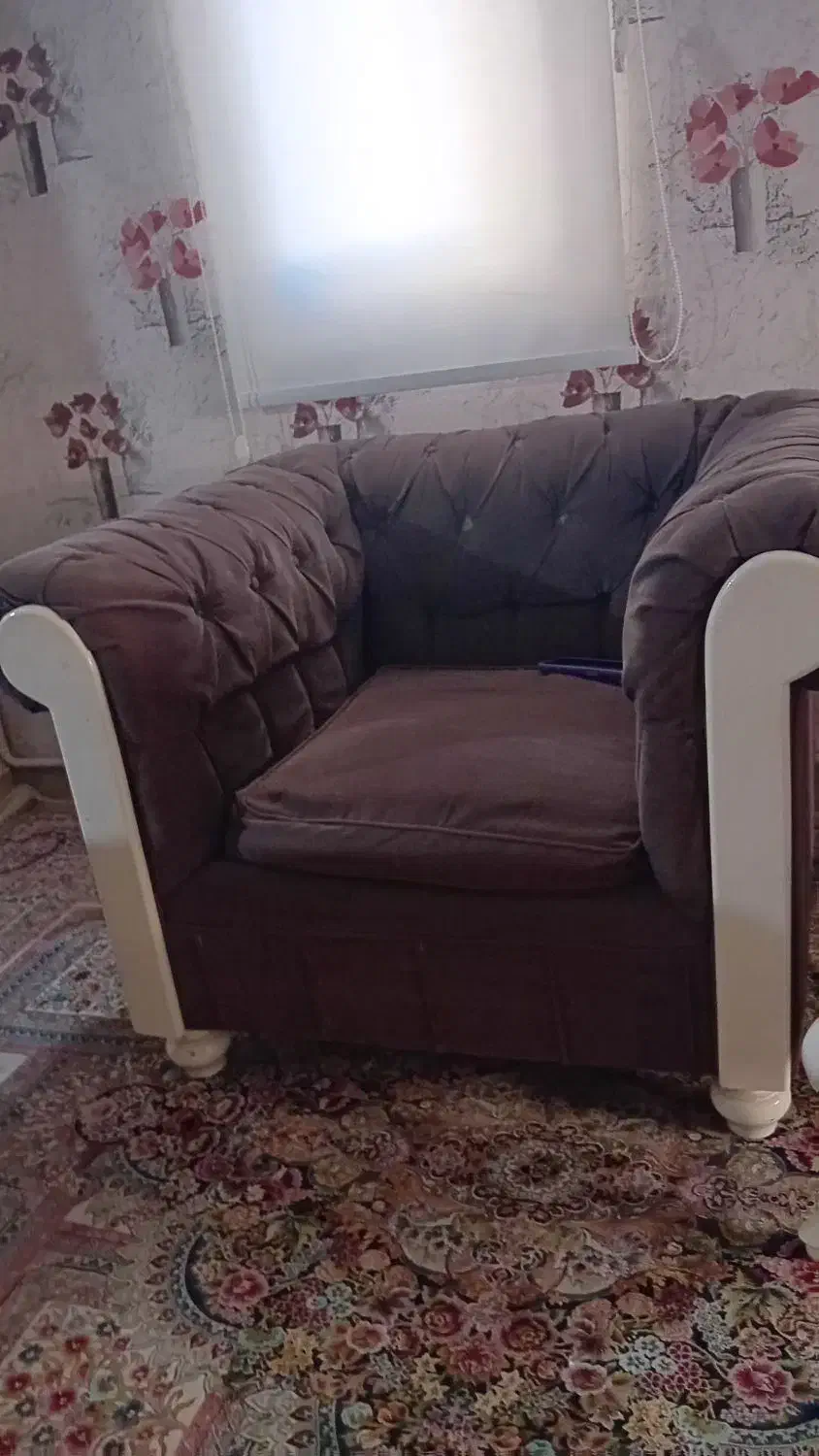 مبل هفت نفره چستر همه سالم کارکرده|مبلمان خانگی و میز عسلی|فردیس, شهرک ناز|دیوار