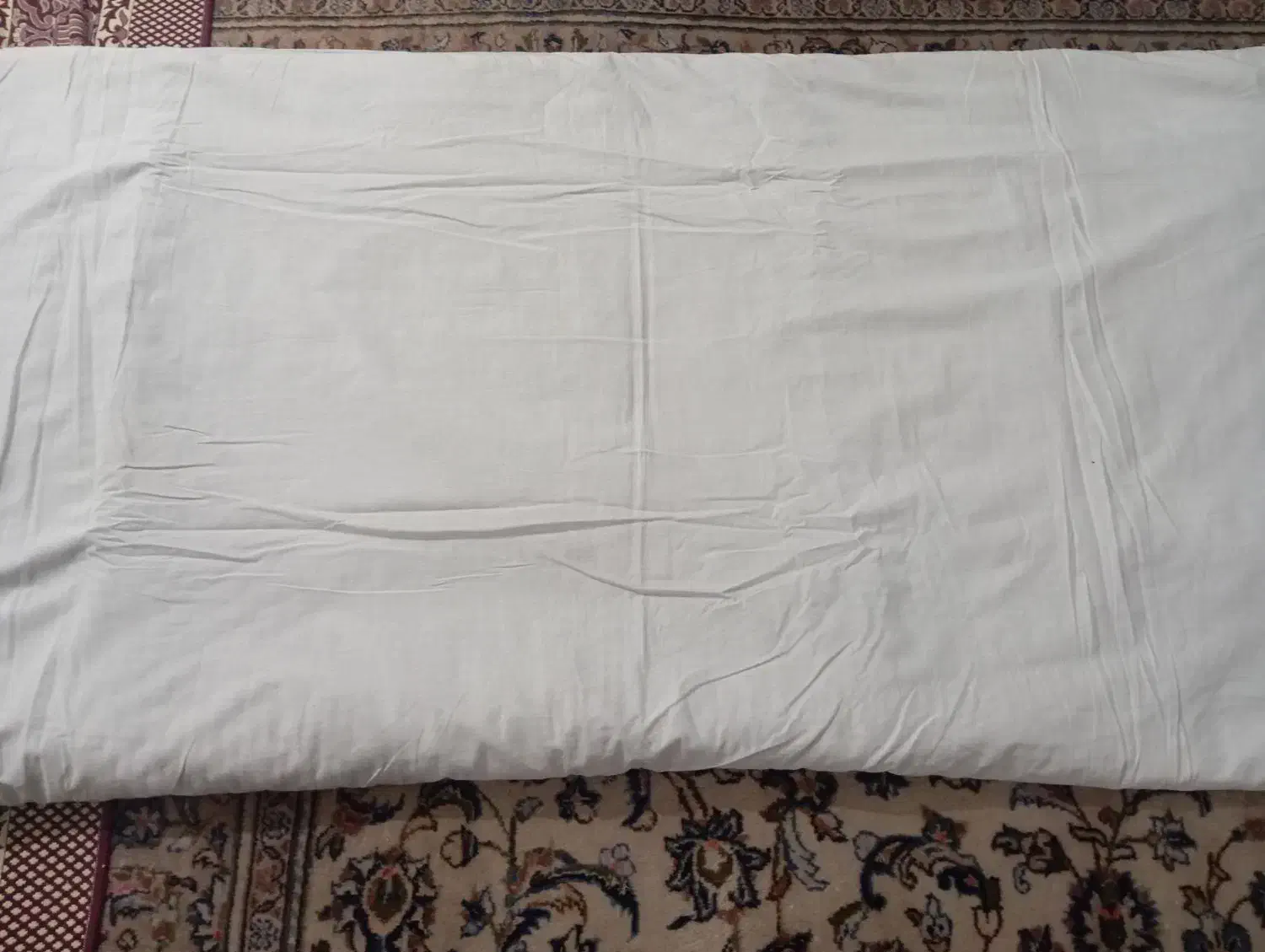 لحاف تک نفره ..پشم شترو دونفره پنبه ای|رختخواب، بالش، پتو|چهارباغ, |دیوار