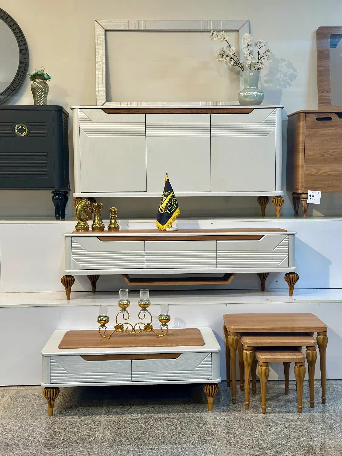 ست سالنی m50|بوفه، ویترین، کنسول|طرقبه, |دیوار